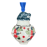 Ornament, Santa, 2.5" in "Evergreen Bells" by Manufaktura | K144U-PZDG