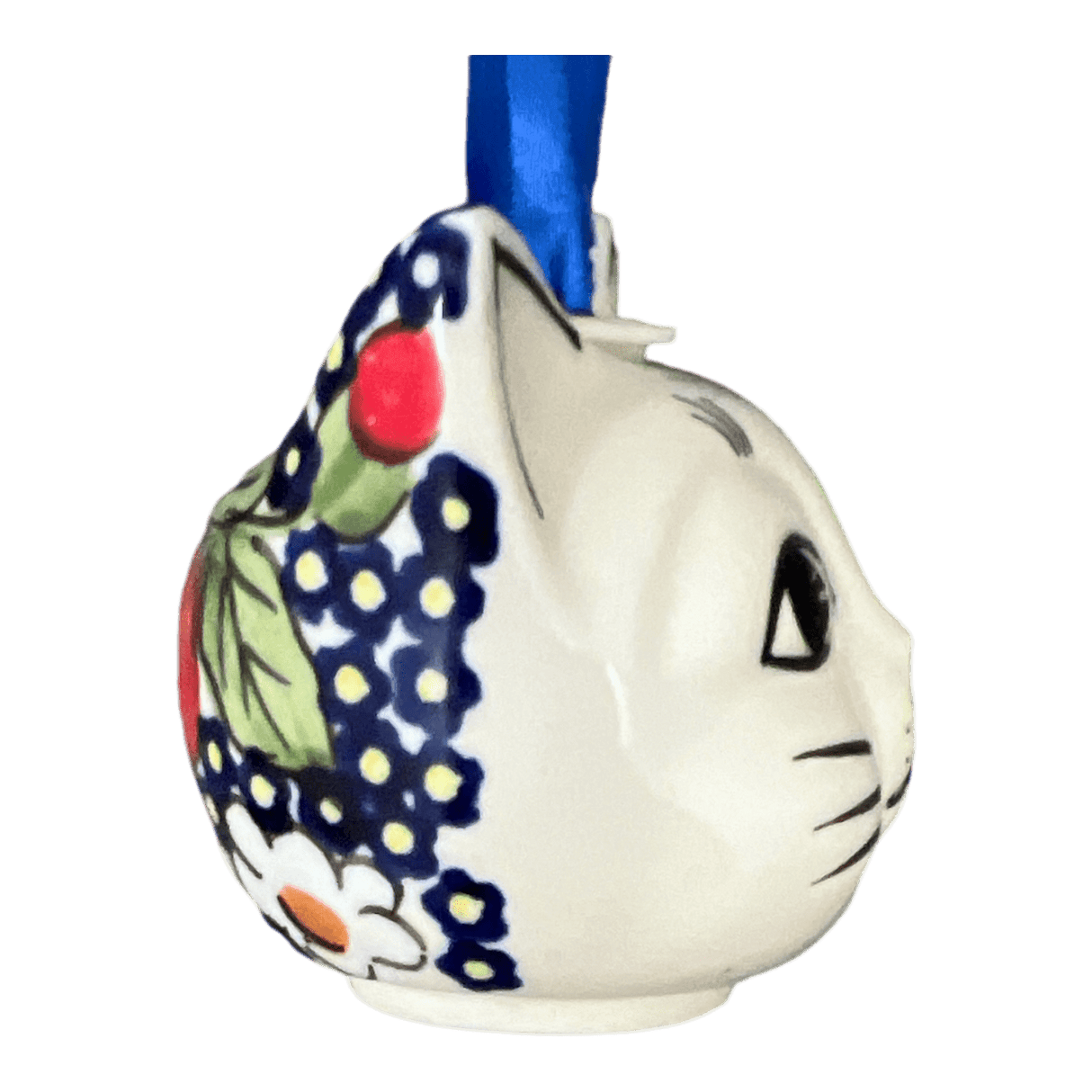 Ornament, Cat Head in "Poppies & Posies" by Manufaktura | K142S-IM02