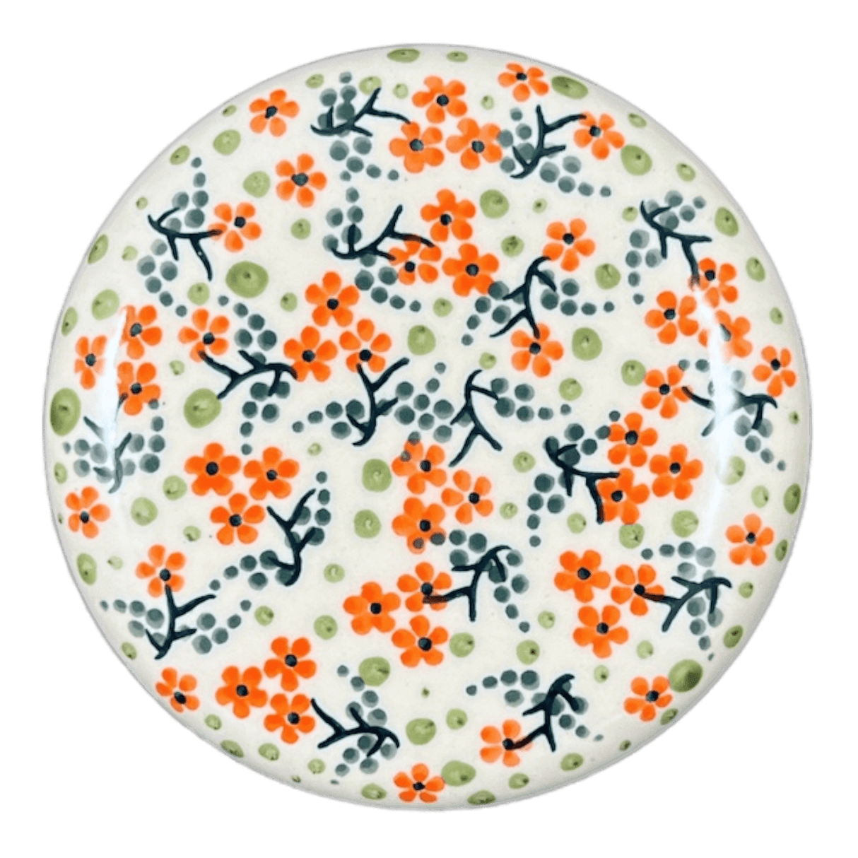 Butter Crock, 4.5" in "Peach Blossoms" by Manufaktura | M136S-AS46