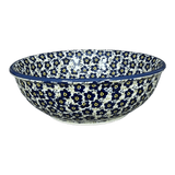 Bowl, Round, 8.5" in "Floral Revival Blue" by Manufaktura | M135U-MKOB