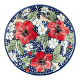 Plate, Round, Dessert, 6.5" in "Poppies & Posies" by Manufaktura | T130S-IM02