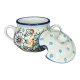 Bowl, Round, Sugar Bowl, 3.5" in "Daisy Bouquet" by Manufaktura | C015S-TAB3