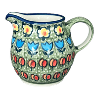 A picture of a Polish Pottery The Cream of Creamers-"Basia" (Amsterdam) | D019S-LK as shown at PolishPotteryOutlet.com/products/6-5-oz-the-cream-of-creamers-basia-amsterdam-d019s-lk