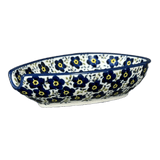 Spoon Rest, Small, 3.5" in "Floral Revival Blue" by Manufaktura | P093U-MKOB