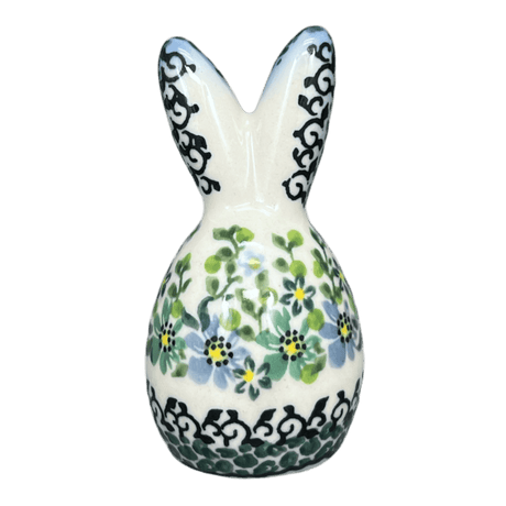 Figurine, Bunny, 3.75" in "Blue & Green Dream" by Galia | GJ15-UHP2