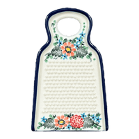 A picture of a Polish Pottery CA 6" Small Grater (Hummingbird Bouquet) | AB46-U3357 as shown at PolishPotteryOutlet.com/products/6-small-grater-hummingbird-bouquet-ab46-u3357