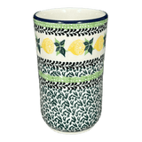 Tumbler, 12 oz in "Lemons and Leaves" by Ceramika Artystyczna | A076-2749X