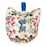 Ornament, Cat Head in "Wildflower Delight" by Manufaktura | K142S-P273