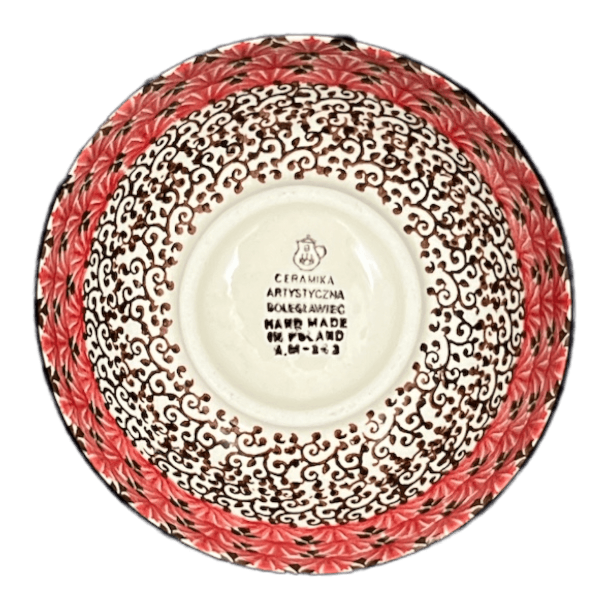 Bowl, Round, 4.75" in "Coral Fans" by Ceramika Artystyczna | A556-2199X