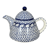 Polish Pottery 0.9 Liter Teapot (Kitty Cat Path) | C005T-KOT6 at PolishPotteryOutlet.com