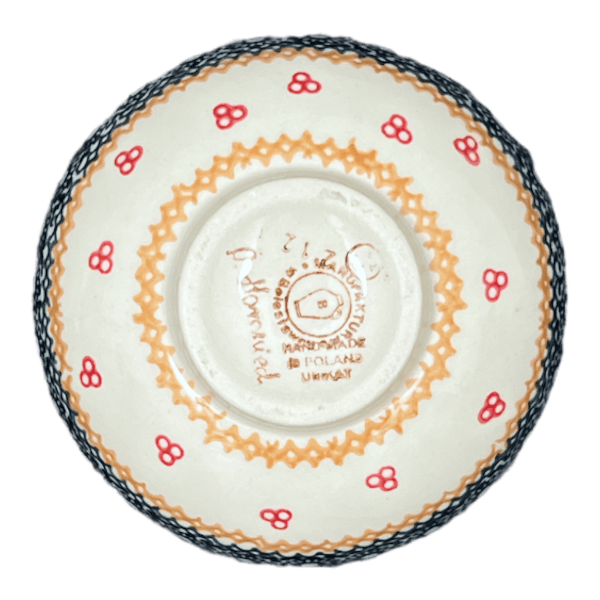 Bowl, Round, Dipping, 4.25" in "Ruby Bouquet" by Manufaktura | M153S-DPCS