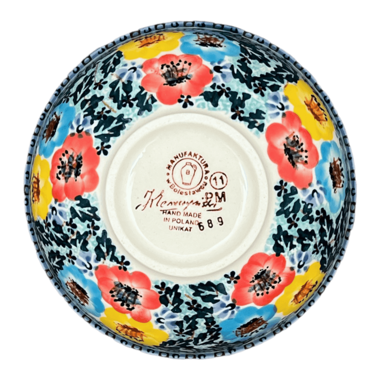 Bowl, Round, 6" in "Brilliant Garland" by Manufaktura | M089S-WK79