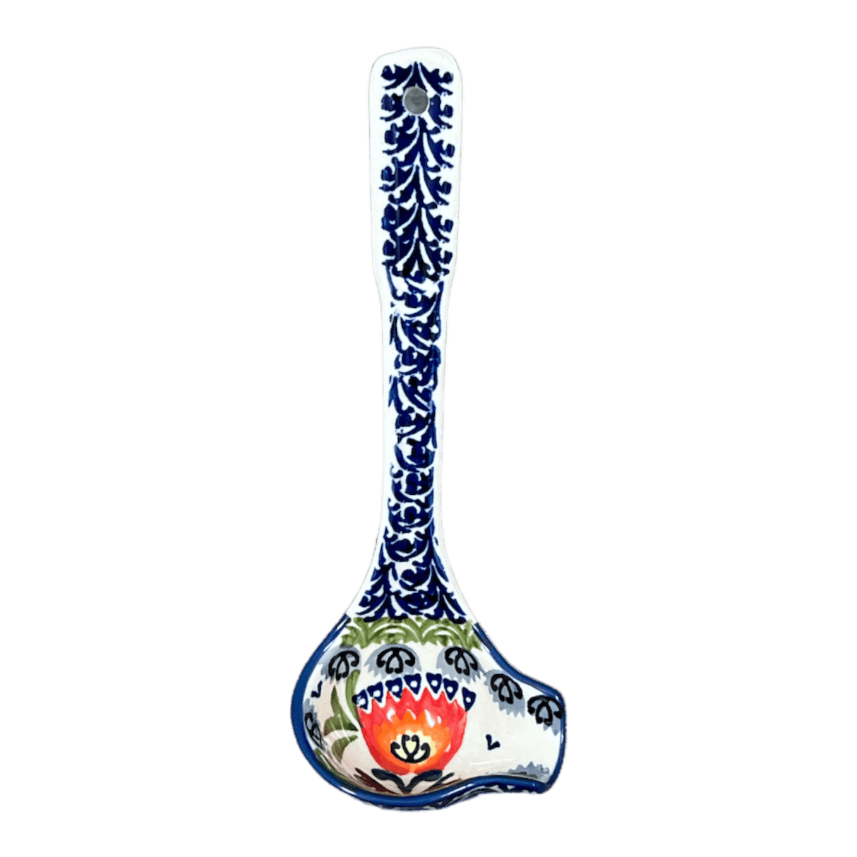 Ladle, Gravy, 7.5" in "Floral Fans" by Manufaktura | L015S-P314