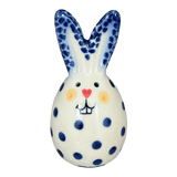 Bunny Salt Shaker, 3.5" in "Dotted Blues" by Galia | GSP11-PG5