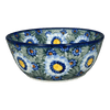 Polish Pottery Bowl, Round, 7.75", WR (WR12D) in "Impressionist's Dream" by W.R. Ceramika | WR12D-AB3 at PolishPotteryOutlet.com