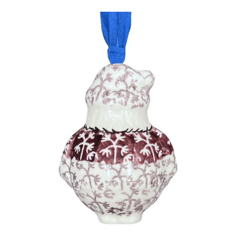 Ornament, Santa, 2.5" in "Merlot Thicket" by Manufaktura | K144T-P352