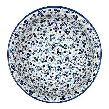 Bowl, Round, 9" Bowl in "Scattered Blues" by Manufaktura | M086S-AS45