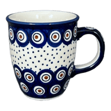 Mug, Mars Mug, 10oz Small in "Peacock Dot" by Manufaktura | K081U-54K