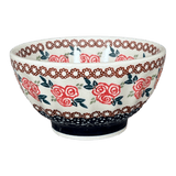 Bowl, Round, Fancy, 5.5" in "Parade of Roses" by Manufaktura | C018T-MCR1