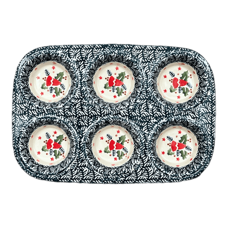 Muffin Pan, 8.5" x 12.5" in "Evergreen Bells" by Manufaktura | F093U-PZDG