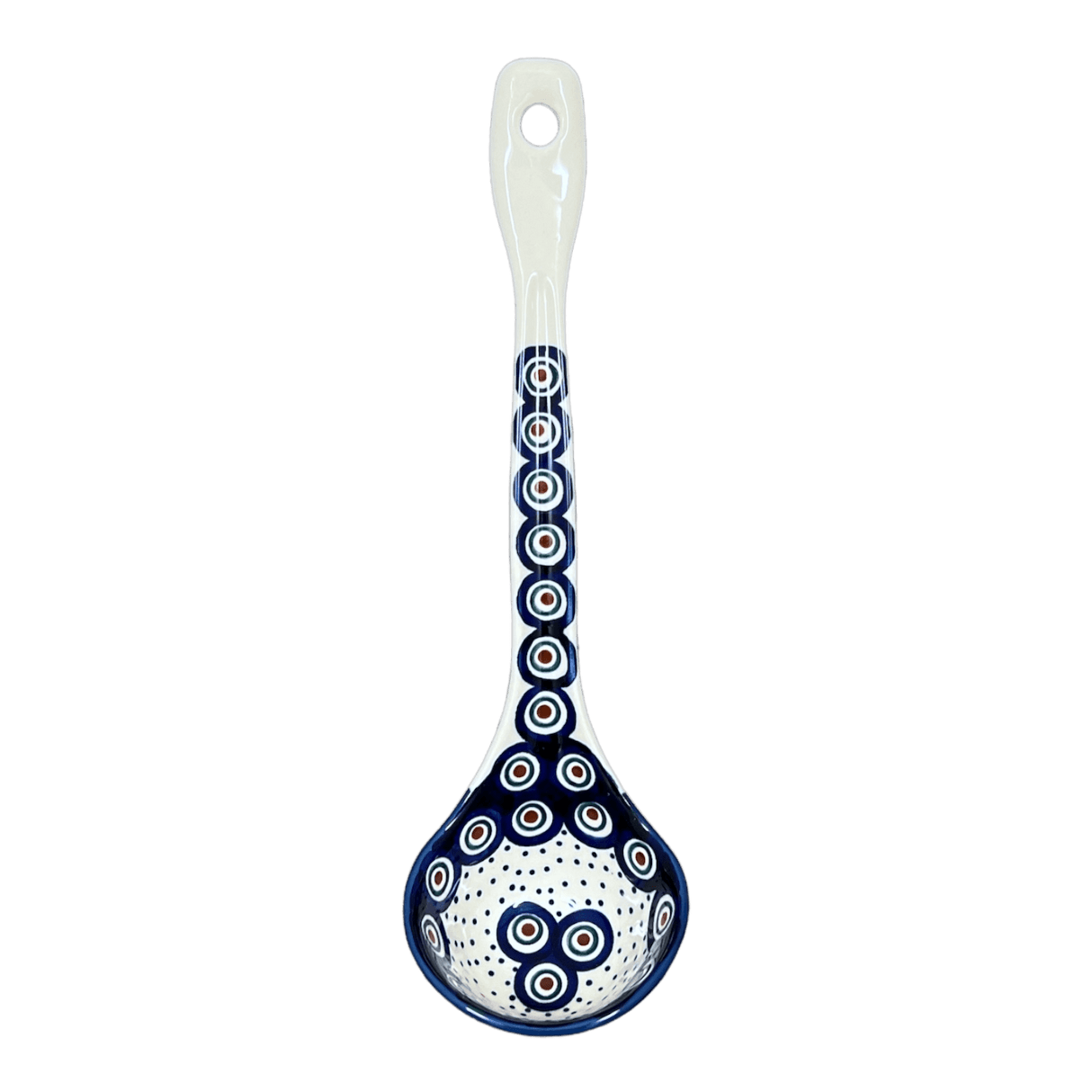 Ladle, Soup, 12" in "Peacock Dot" by Manufaktura | C020U-54K