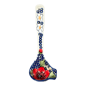 Polish Pottery Gravy Ladle (Poppies & Posies) | L015S-IM02 Additional Image at PolishPotteryOutlet.com
