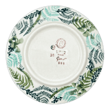 Plate, Round, Dessert, 6.5" in "Scattered Ferns" by Manufaktura | T130S-GZ39