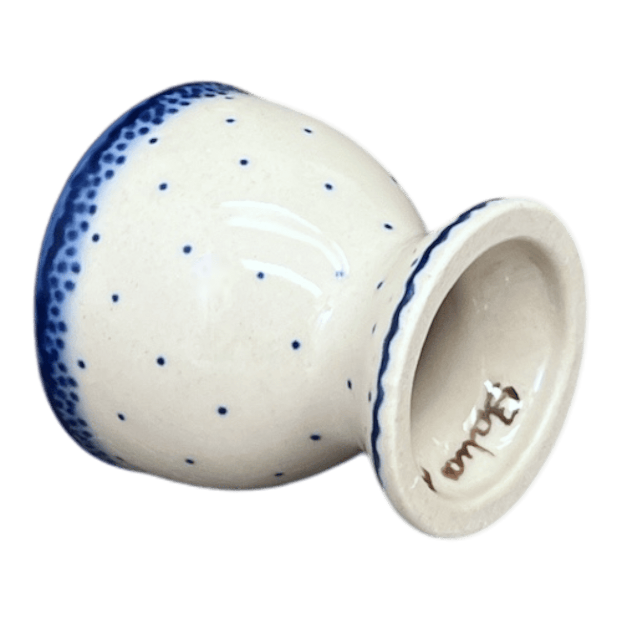 Egg Cup, 2.25" in "Blue Speckled" by Galia | GKJ01-PKN