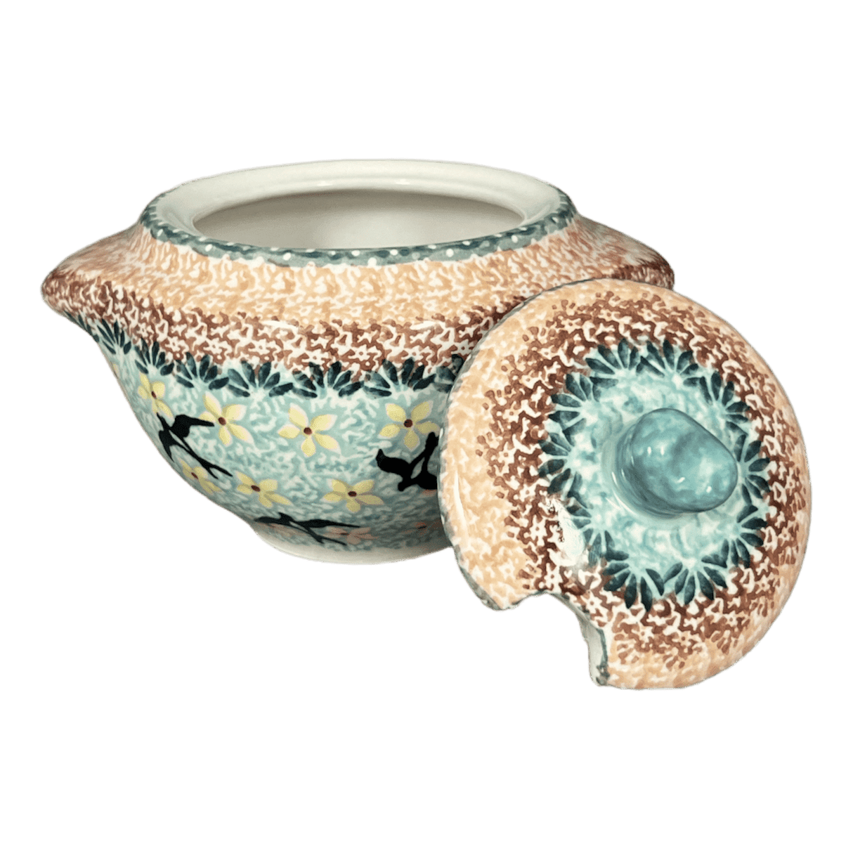 Bowl, Round, Sugar Bowl, 3" in "Capistrano" by Manufaktura | C003S-WK59