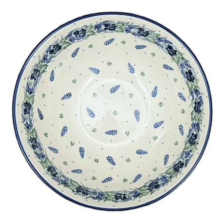 Bowl, Round, Kitchen, 9" in "Hyacinth in the Wind" by Ceramika Artystyczna | A056-2037X