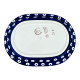 Butter Dish, Fancy, 5" x 7" in "Cherry Dot" by Manufaktura | M077T-70WI