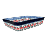 Baker, Lasagna Pan, 10.25" x 12.75" in "Rosie's Garden" by Ceramika Artystyczna | A406-1490X