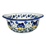 Bowl, Round, Soup, 22 oz, WR (WR51B) in "Pansy Wreath" by W.R. Ceramika | WR51B-EZ2