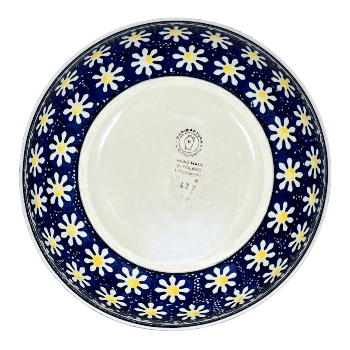 Bowl, Round, 8.5" in "Mornin' Daisy" by Manufaktura | M135T-AM