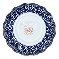 A picture of a Polish Pottery Zaklady 6" Blossom Bowl (Ditsy Daisies) | Y1945A-D120 as shown at PolishPotteryOutlet.com/products/6-blossom-bowl-ditsy-daisies-y1945a-d120