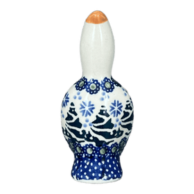Polish Pottery Pie Bird (Snowy Pines) | P189T-U22 Additional Image at PolishPotteryOutlet.com