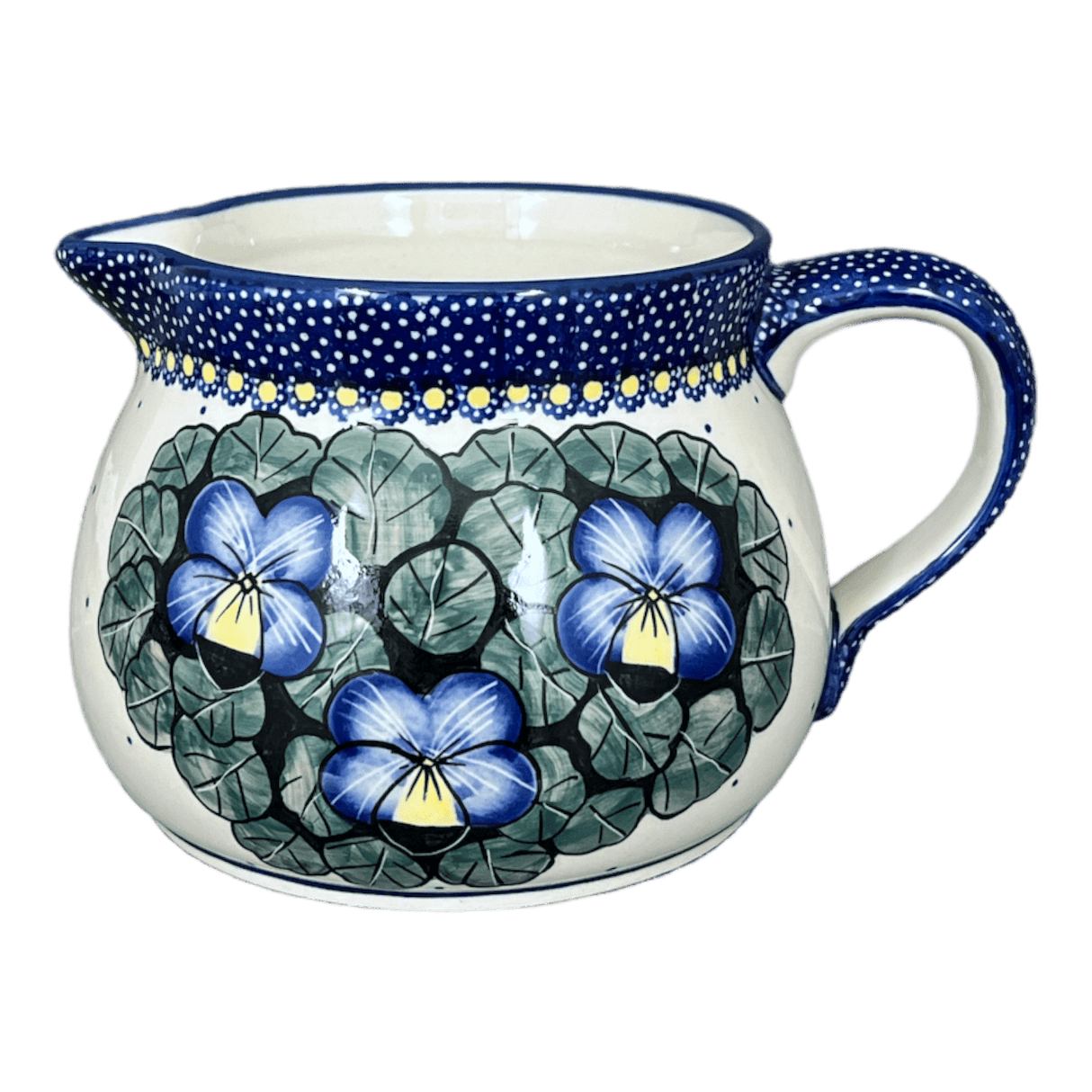 Pitcher, 1.5 Liter in "Pansies" by Manufaktura | D043S-JZB