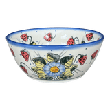 Bowl, Round, 7", WR (WR12C) in "Strawberries & Blossoms" by W.R. Ceramika | WR12C-WR2