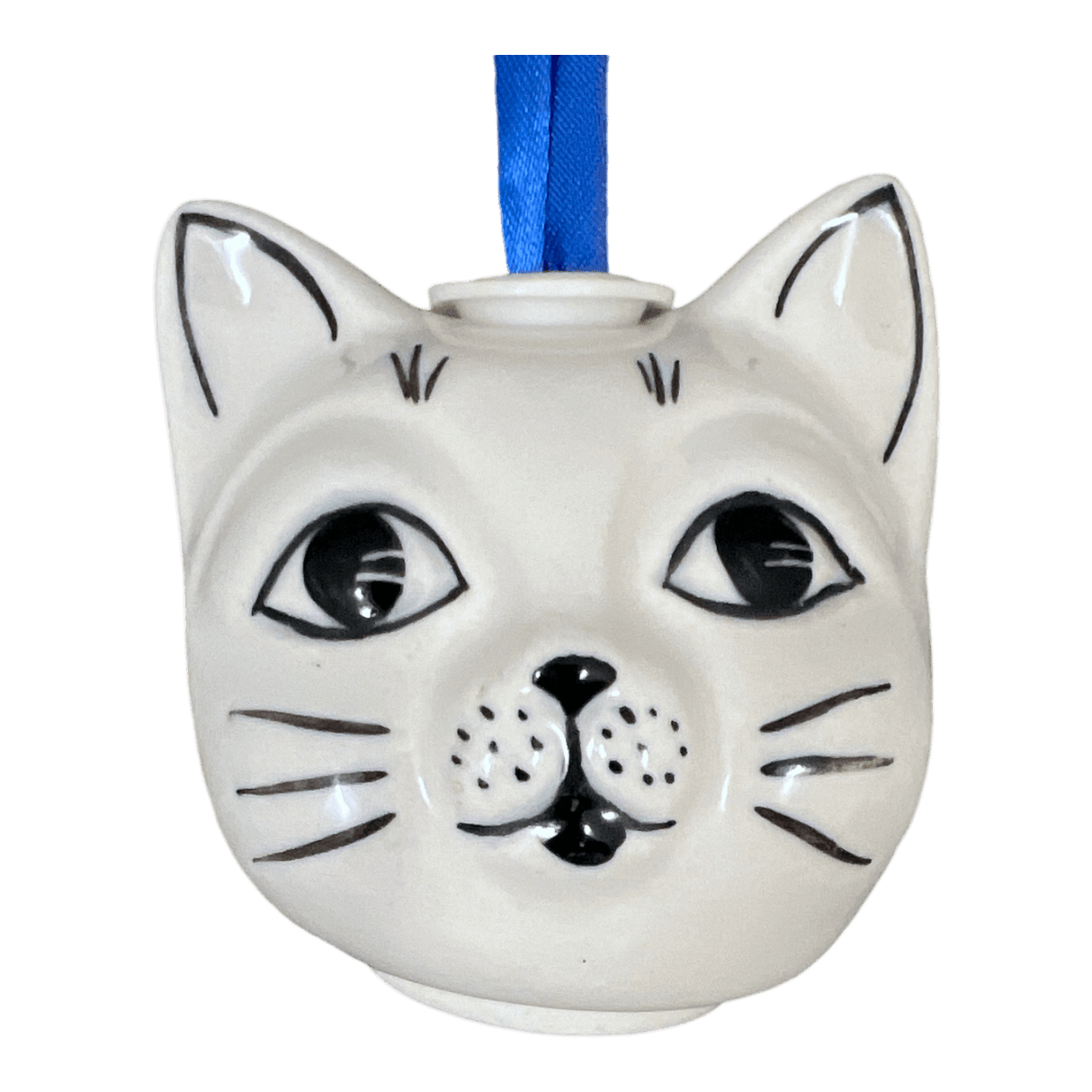 Ornament, Cat Head in "Floral Fans" by Manufaktura | K142S-P314