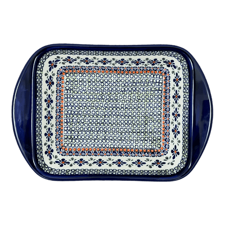 Baker, Lasagna, Handles, 8" x 12" Small in "Emerald Mosaic" by Zaklady | Y1444A-DU60