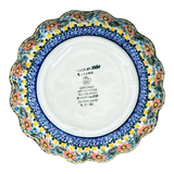 Bowl, Round, Blossom, 7.5" in "Hummingbird Bouquet" by Ceramika Artystyczna | A249-U3357