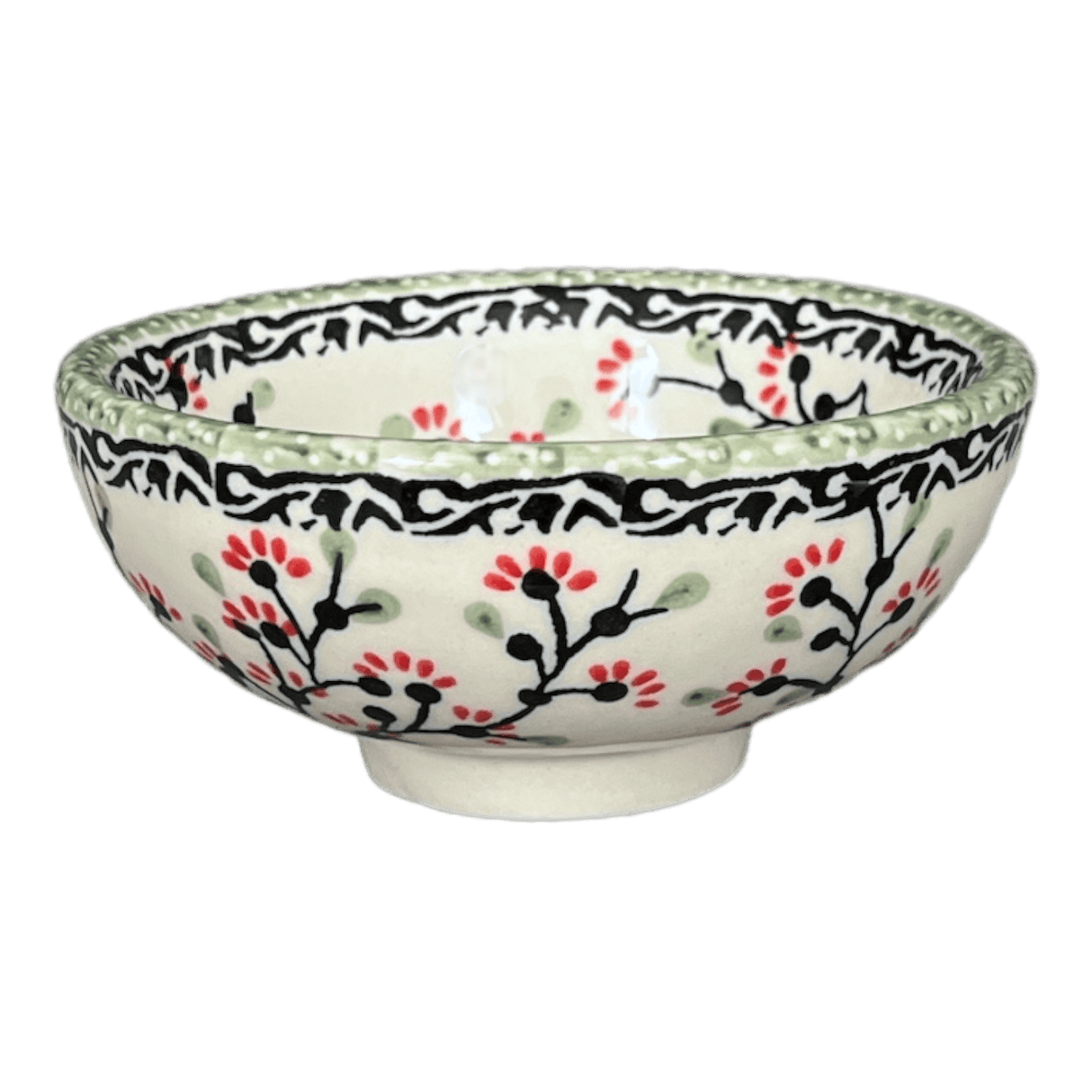 Bowl, Round, Dipping, 4.25" in "Cherry Blossoms" by Manufaktura | M153S-DPGJ