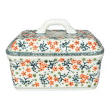 Butter Box, 5.75" x 4.25" in "Peach Blossoms" by Manufaktura | M078S-AS46