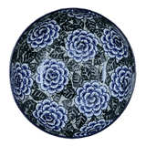 Bowl, Round, Serving, 10.5" in "Blue Dahlia" by Ceramika Artystyczna | AC36-U1473