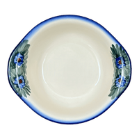 A picture of a Polish Pottery Bowl, Round, Soup, 22 oz, WR (WR51B) in "Impressionist's Dream" by W.R. Ceramika | WR51B-AB3 as shown at PolishPotteryOutlet.com/products/soup-bowl-small-casserole-impressionists-dream-wr51b-ab3