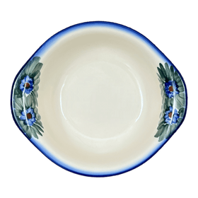 Polish Pottery Bowl, Round, Soup, 22 oz, WR (WR51B) in "Impressionist's Dream" by W.R. Ceramika | WR51B-AB3 Additional Image at PolishPotteryOutlet.com