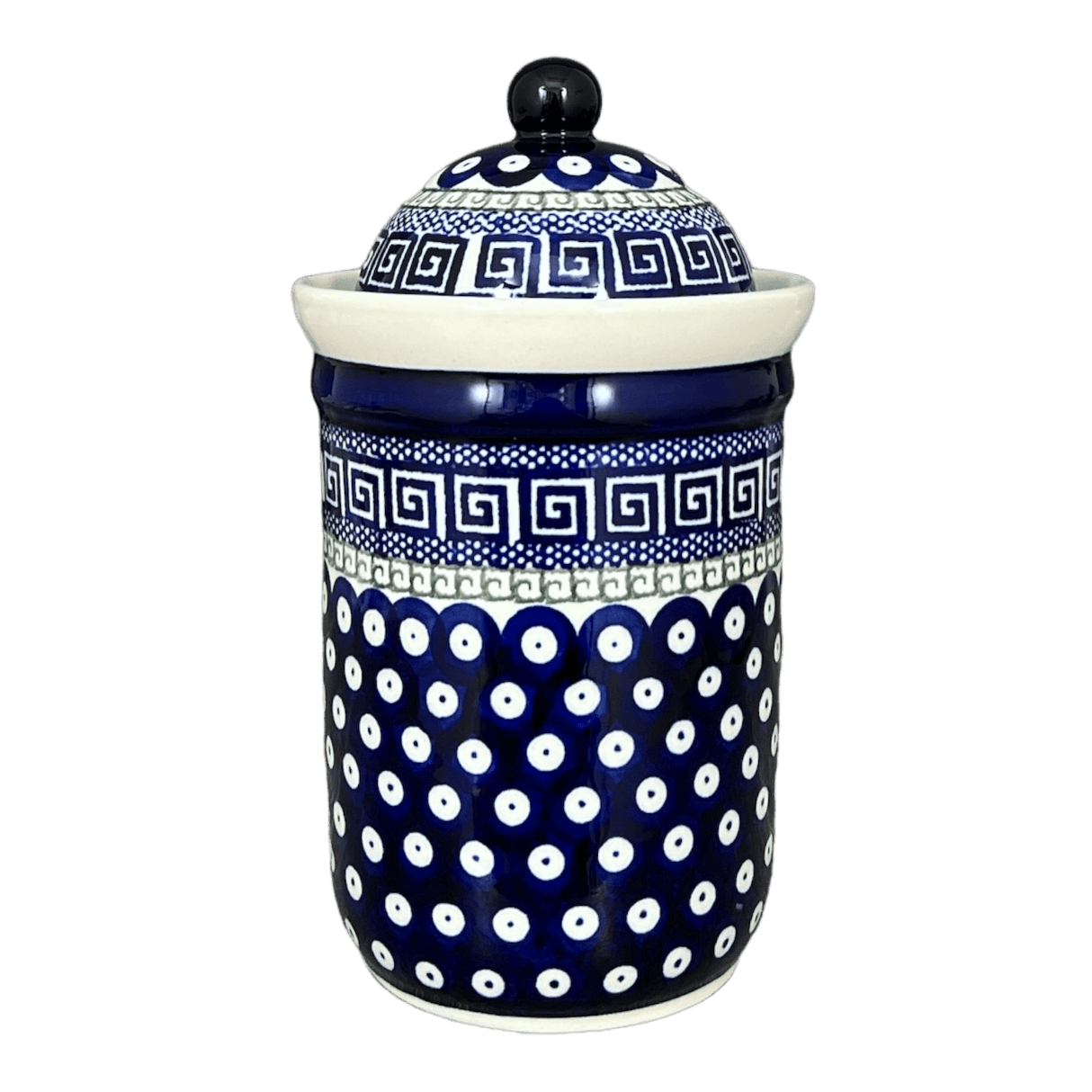 Container, 1 Liter in "Grecian Dot" by Zaklady | Y1243-D923