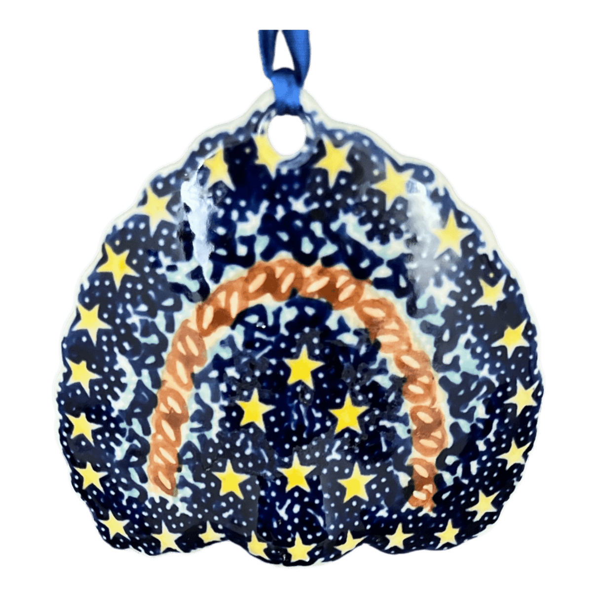 Ornament, Peacock in "Christmas Night" by Manufaktura | K025S-INS3