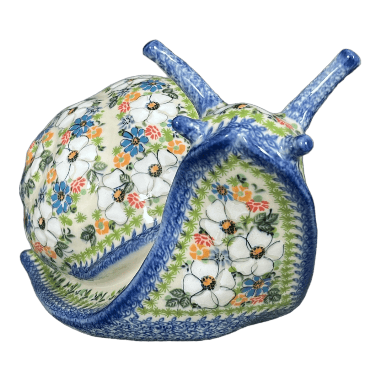 Figurine, Snail, Giant, 14.5" in "Daisy Garden" by Galia | GZW02-ABP4