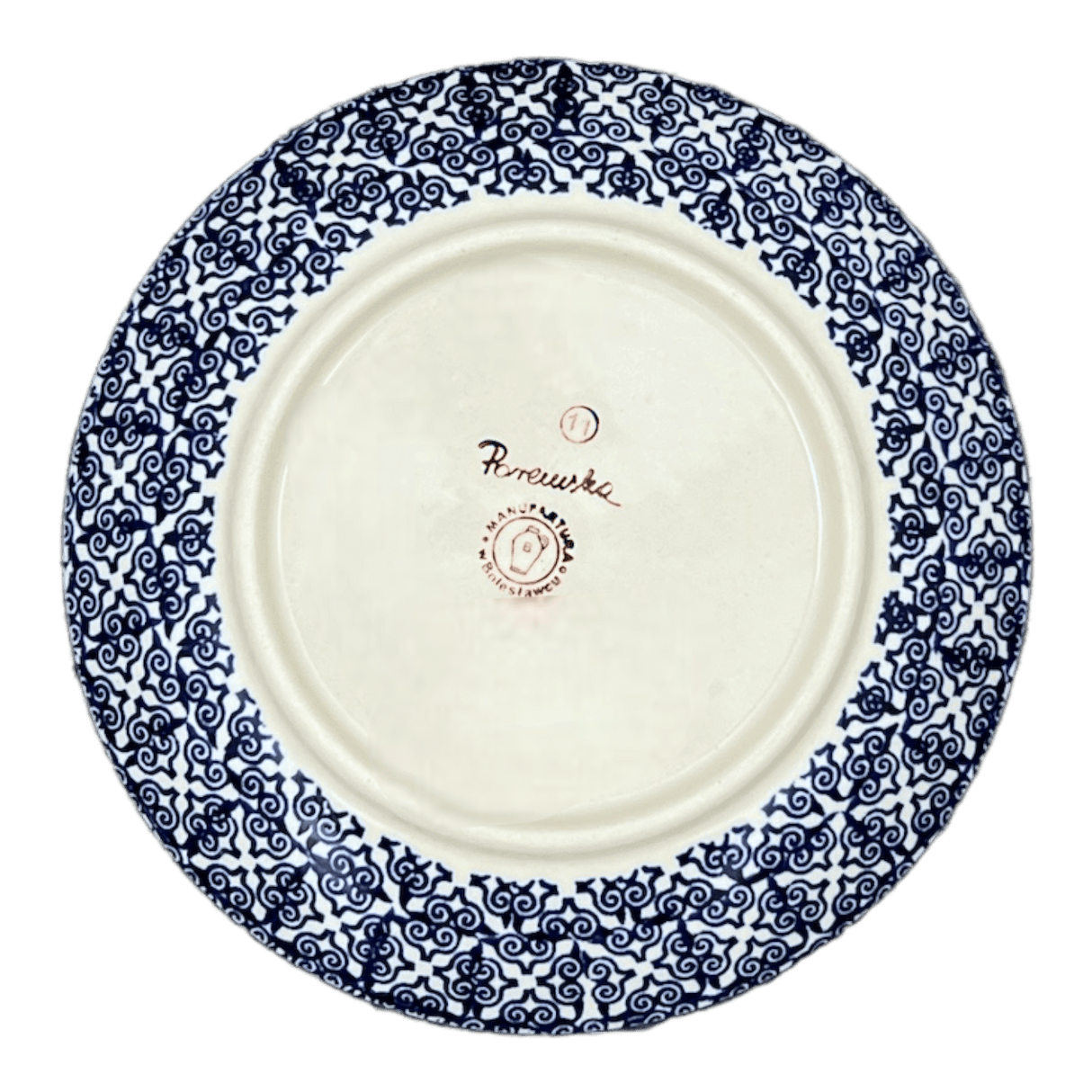 Plate, Round, Dessert, 7.25" in "Poppy Passion" by Manufaktura | T131S-P268